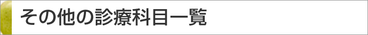 その他の診療科目一覧