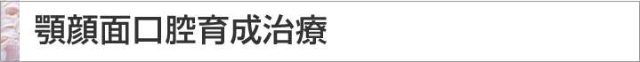 顎顔面口腔育成治療
